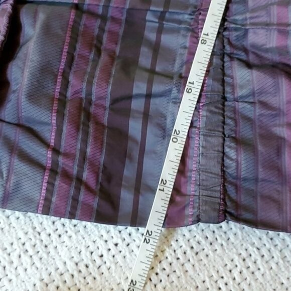 Christopher & Banks Full Buttoned Purple Hues Rushed Crepe Sz. M Jacket - Picture 8 of 8